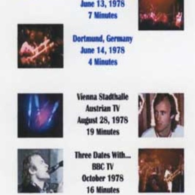 Genesis collection vol.3 dvd