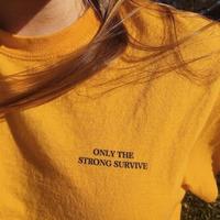 Free Shipping-"ONLY THE STRONG SURVIVE" TEE - Thumbnail 1