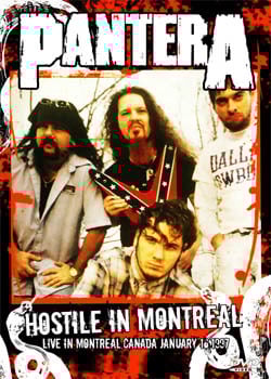 PANTERA Live In Montreal Canada 01.16.1997 DVD