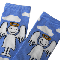 ANGELS AND DEVIL SOCKS ( SET / 2 PAIRS ) - Thumbnail 3