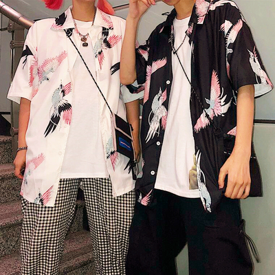 Pastel Color Crane Blouse