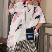 Pastel Color Crane Blouse - Thumbnail 3