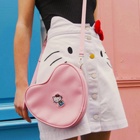 Bowknot Kitty Cat Embroidery Denim Skirt - Thumbnail 1