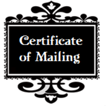 USPS Certificate of Mailing