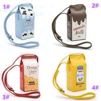 New creative milk box messenger bag - Thumbnail 2