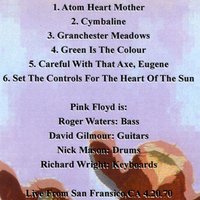 PINK FLOYD SAN FRANCISCO 4.20.1970 DVD - Thumbnail 1