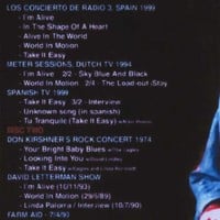 JACKSON BROWNE ALIVE IN THE TV WORLD 1974-1999 DVD - Thumbnail 1