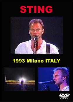 Sting 1993 Milano ITALY DVD 
