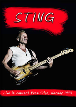 STING Live in concert From Olso, Norway 08.28.1993 DVD 