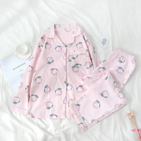 New sweet and lovely peach pajamas - Thumbnail 1