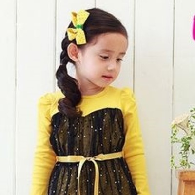 Girls yellow/black gorgeous shirt. 100% cotton.