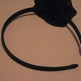 Black Satin Flower Headband - Thumbnail 2