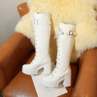 Harajuku Martin boots tall canister boots - Thumbnail 4