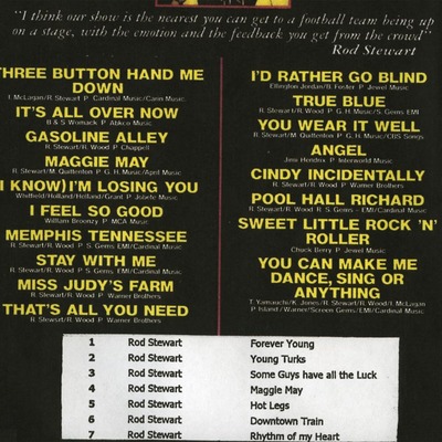 Rod stewart & the faces video biography 1969-1974 & solo live dvd