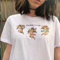 WATCHING OVER ME ANGELS T SHIRT - Thumbnail 4