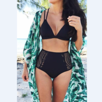 Sexy Black Bikini Swimsuit - Thumbnail 1