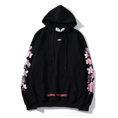 Harajuku new cherry blossom flower bee hoodies