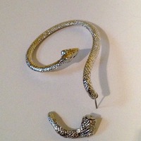 Snake Ear Wrap/Cuff Earring - Silver - Thumbnail 1