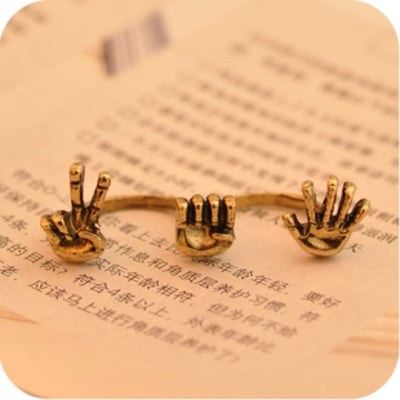 Rock paper scissors ring