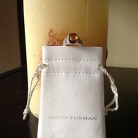 100% New Authentic David Yurman Citrine & Diamond Ring - Thumbnail 1