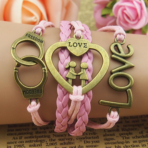 Love and Freedom Rope Bracelet