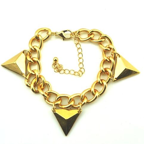 Punk Style Geometric Chain Bracelet