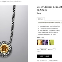 100% Authentic David Yurman Color Classic Cookie - Thumbnail 1