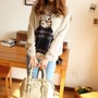 Rabbit Cotton Long Sleeve Sweater - Thumbnail 1