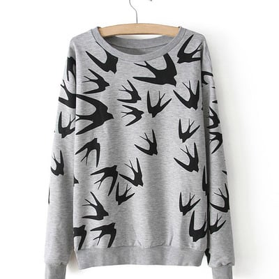 Birds flocking sweater