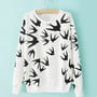 Birds Flocking Sweater - Thumbnail 1