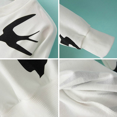 Birds flocking sweater