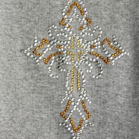 SILVER & TOPAZ CROSS - Thumbnail 1