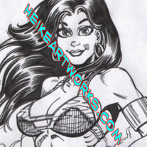 Too Tall Tara lot! Both the original art and color print!