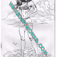 Too Tall Tara lot! Both the original art and color print! - Thumbnail 2