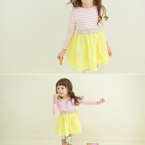 Pink Stripe Eyelet Dress