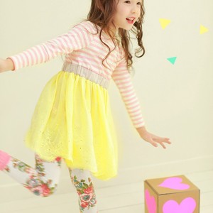 Pink Stripe Eyelet Dress - Thumbnail 2