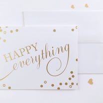 Happy Everything Gold Foil Card