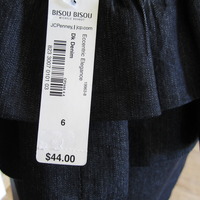 Peplum Jean Skirt  - Thumbnail 2