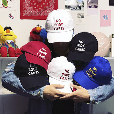 Free shipping-"no body cares" cap - Thumbnail 3