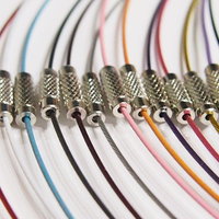 13 Different Colored 18" Necklaces with Barrel Clasp, Very Nice - Thumbnail 1