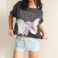 Cartoon Elephant Print Top - Thumbnail 2