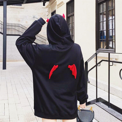 Harajuku Little Devil Hoodie Sweatshirt