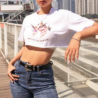 Harajuku Angel Printed Top - Thumbnail 4