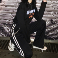 Free Shipping-ULZZANG TRACK PANTS - Thumbnail 2