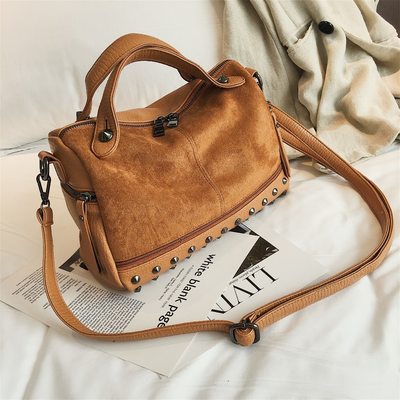 Stylish rivet leather handbags
