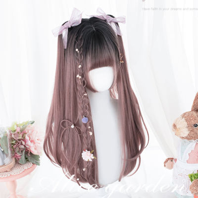 Harajuku new dye gradient soft sister  wig