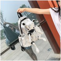 Sequins,Big Bear Large Capacity Backpack School Bag - Thumbnail 4