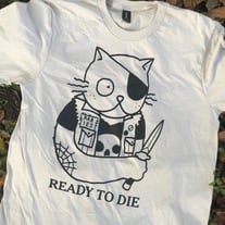 READY TO DIE T-SHIRT (light silver)