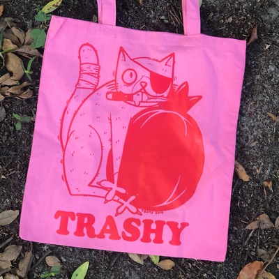 TRASHY tote bag (PINK)