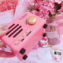 Retro fashion pink bluetooth speaker small stereo mini mobile phone audio-4